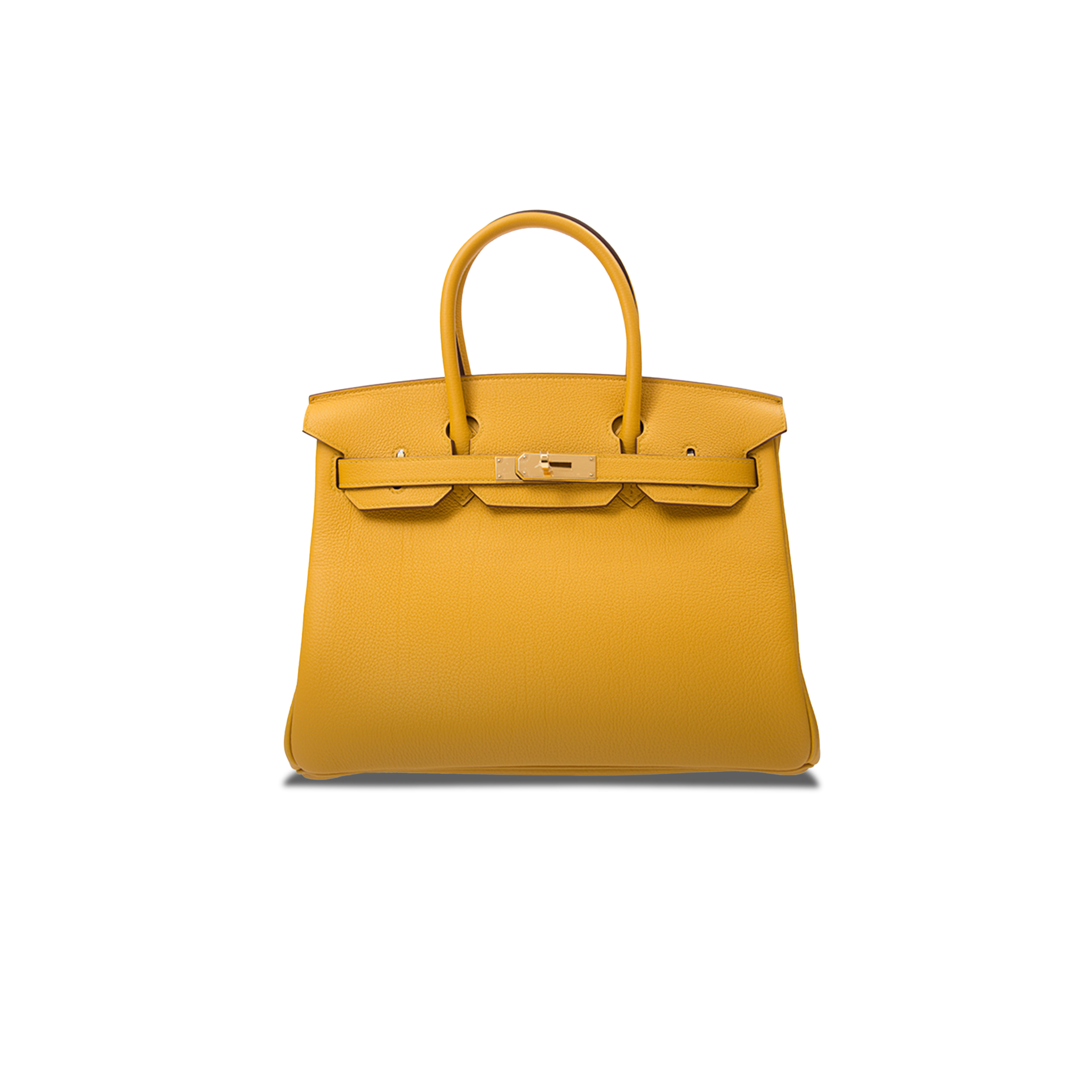 H**mes birkin 35 togo leather calfskin amber gold buckle bag bk309dtggp (35*28*18cm)